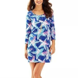Lilly Pulitzer Beacon Dress Star Struck Blue Women's XS